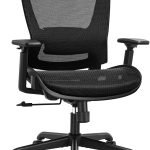 Mesh Office Chair,Ergonomic Computer Desk Chair,Sturdy Task Chair- Adjustable Lumbar Support & Armrests,Tilt Function,Comfort Wide Seat,Swivel Home Office Chair (Black)