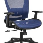 Mesh Office Chair,Ergonomic Computer Desk Chair,Sturdy Task Chair- Adjustable Lumbar Support & Armrests,Tilt Function,Comfort Wide Seat,Swivel Home Office Chair (Blue)
